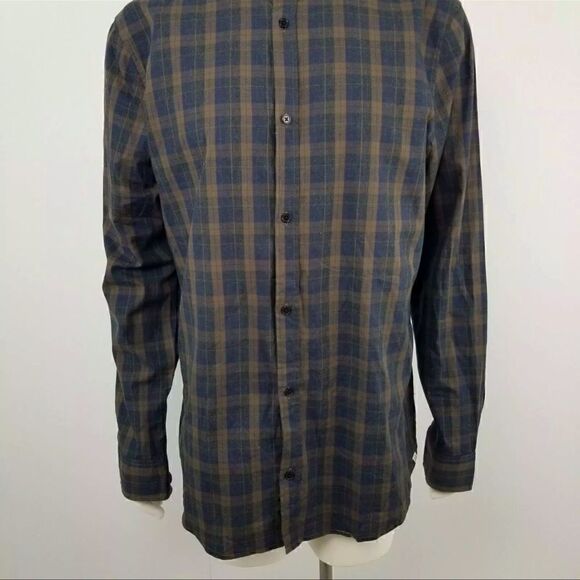 Sovereign Code Mens Brown Plaid Long Sleeve Button Down Shirt Size XXL 2XL NWT - Picture 3 of 6